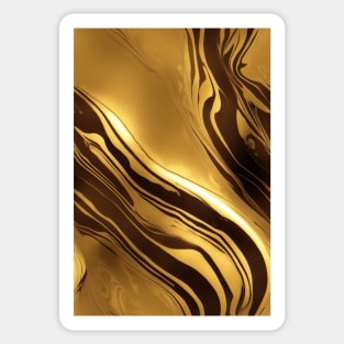 Gild Marble Gold Stone Pattern Texture, for people loving elegant, luxury and gold #4 Sticker